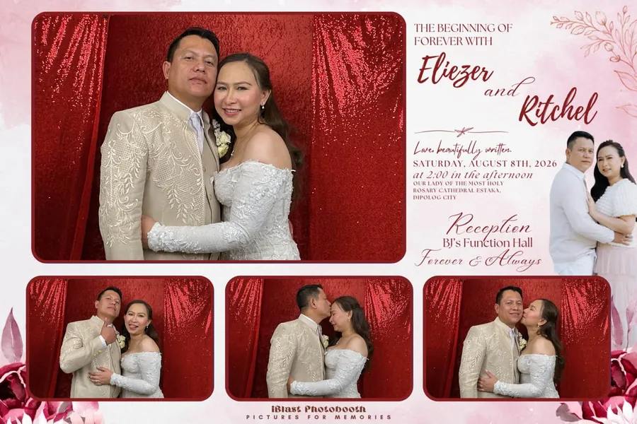 Wedding photobooth layout for Eliezer and Ritchel, Dipolog City